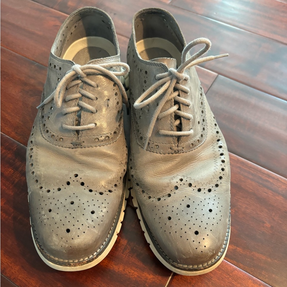 Gray Cole Haan shoes.